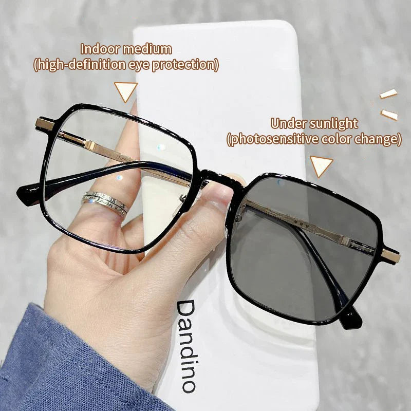 Femlion Color-Changing Photochromic Blue Light Blocking Sunglasses