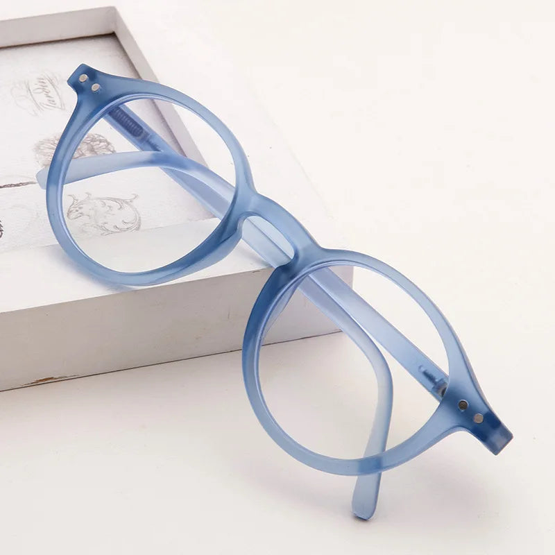 Femlion Vintage Round Frame Kids Anti-blue Light Protection Glasses