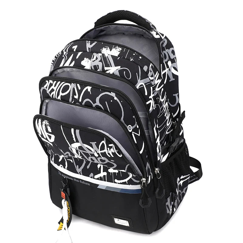 Femlion Boy's School Backpack for Kids, Teens, and Men - Premium Book Bag