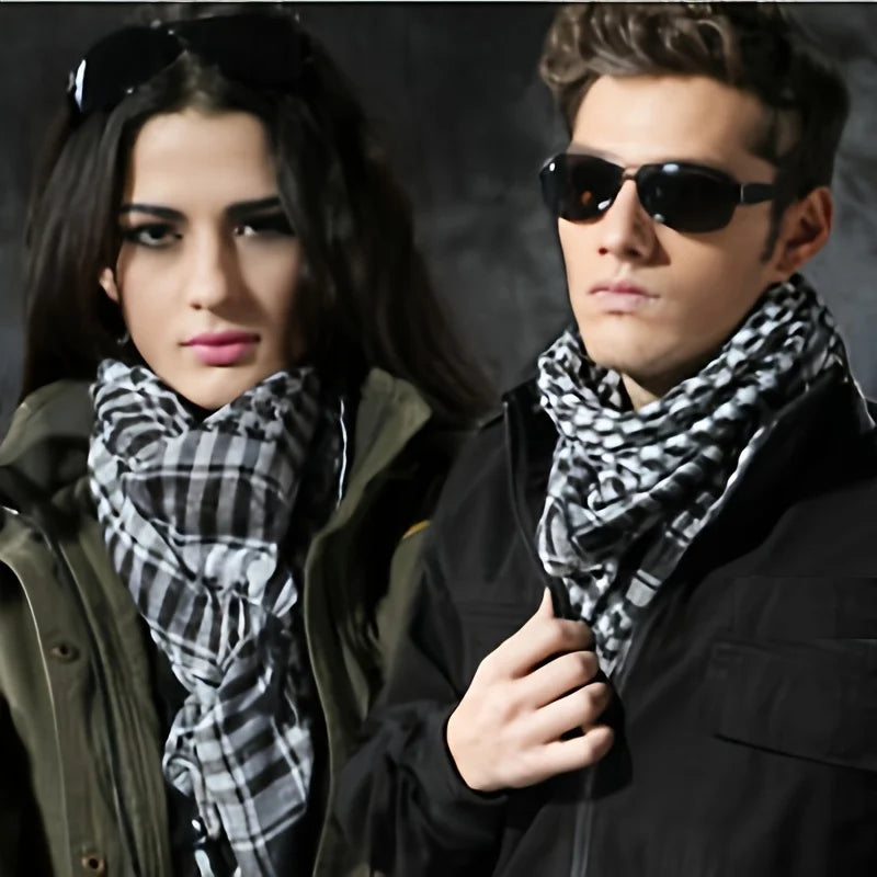 Femlion Tactical Desert Arab Scarf for Military, Hiking, and CS - Windproof Men and Women