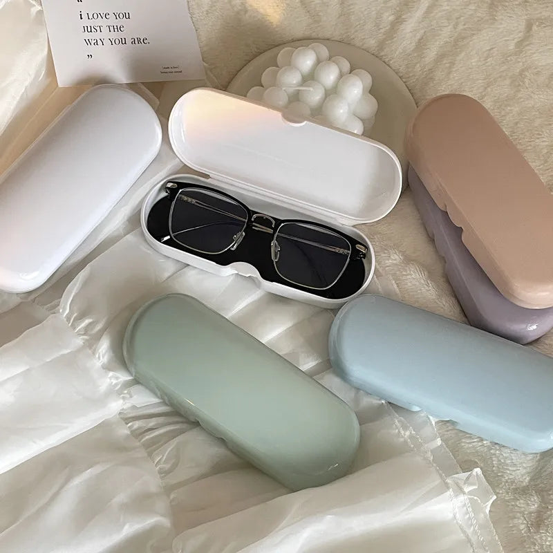 Femlion Portable Sunglasses Case: Stylish Glasses Storage Box for Women