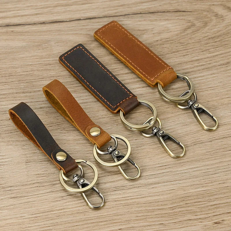 Femlion Crazy Horse Leather Keychain 3 pcs Lot