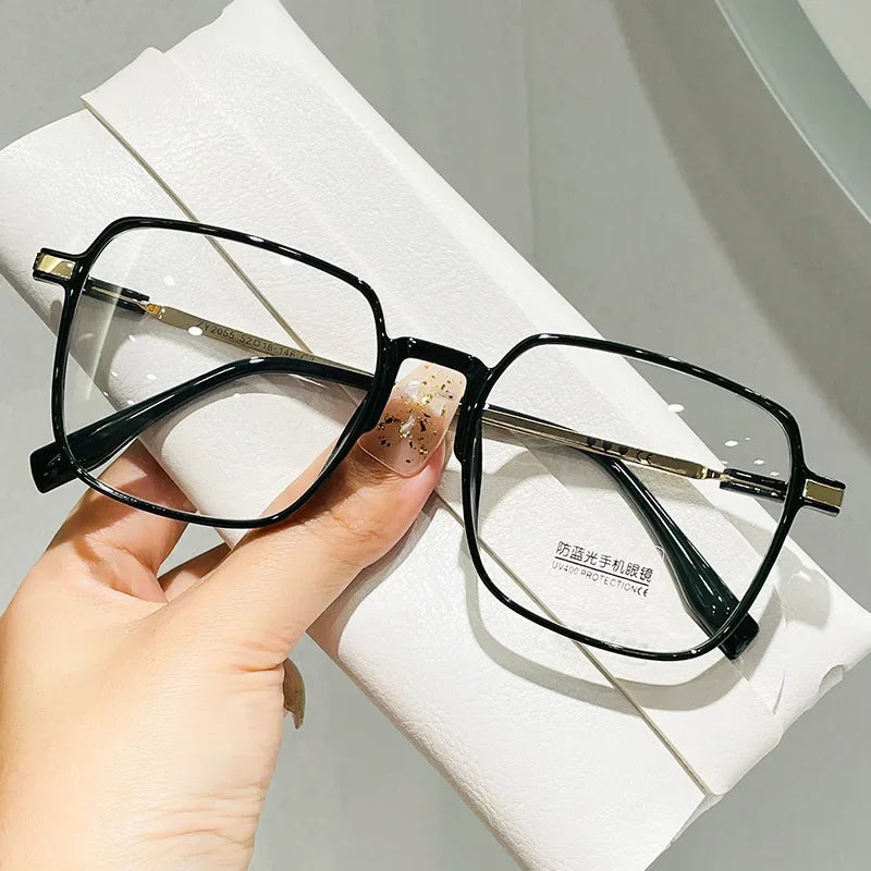 Femlion Transparent Frame Anti Blue Light Reading Glasses for Men and Women