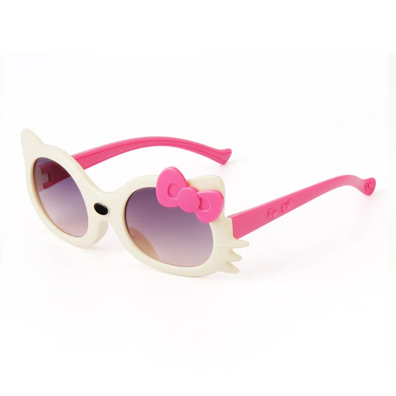 Femlion 2023 Round Cute Kids Sunglasses UV400 For Boy Girls Toddler