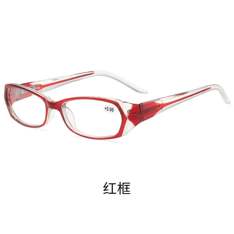 Femlion Retro Anti-blue Reading Glasses for Women, +100 to +400 Prescription Strength