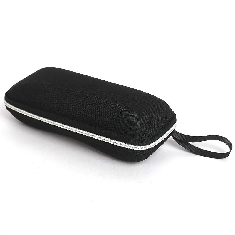 Femlion Fashion Sunglasses Case with Lanyard and Zipper