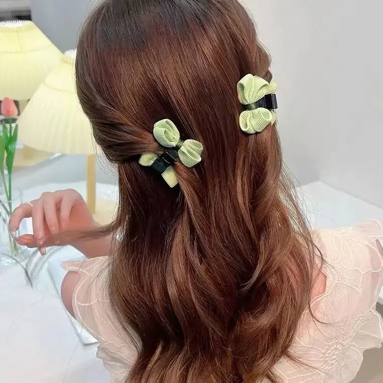 Femlion Mini Bow Hair Clip Claw Clamp - Cute Kawaii Hair Accessorie for Girls