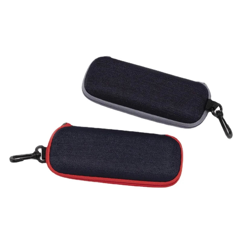 Femlion Black Sunglasses Hard Case Portable Protective Glasses Bag Box