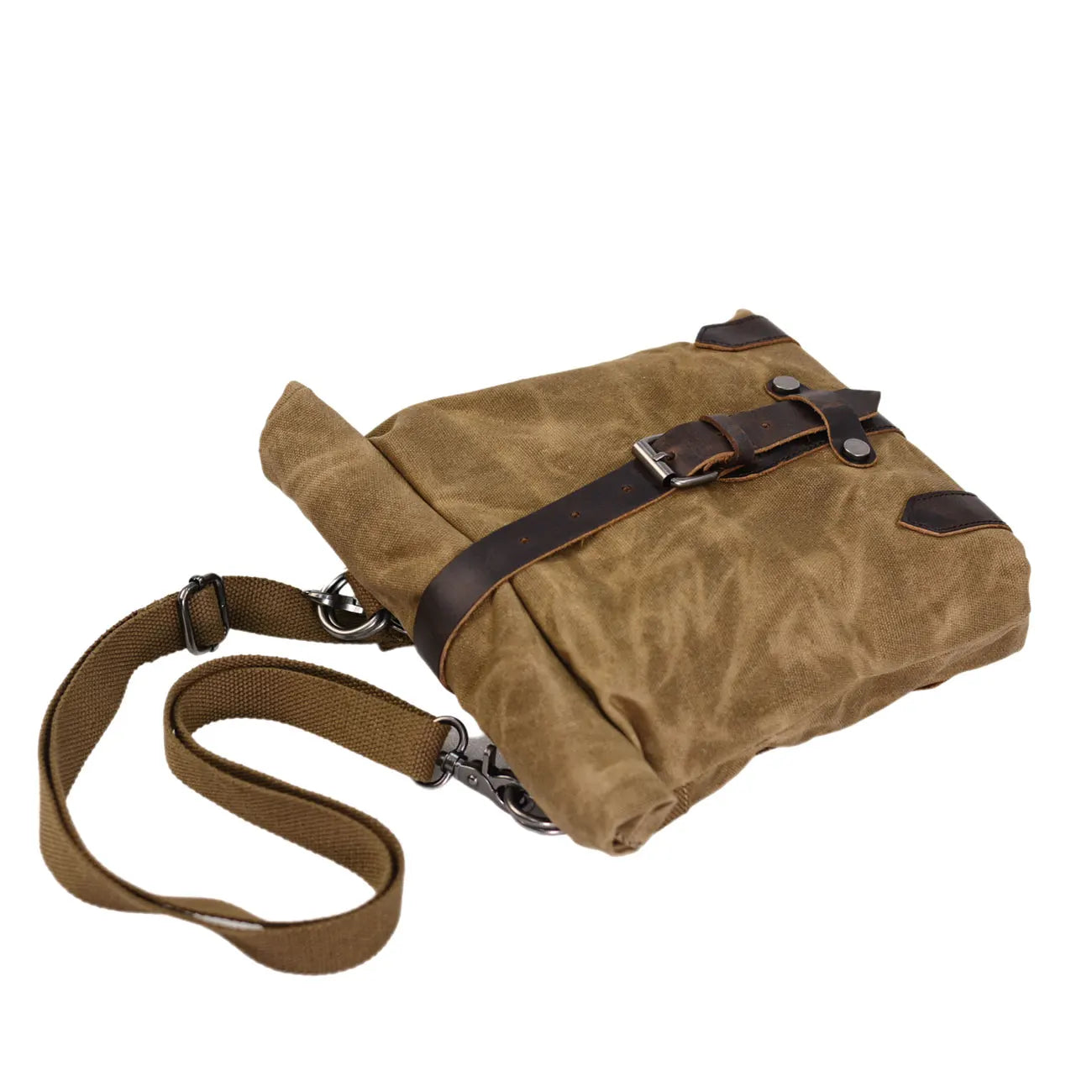 Femlion Vintage Motorcycle Side Bag: Waterproof Canvas Hanging Toolkit