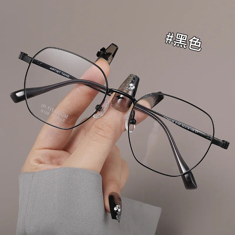 Femlion Titanium Small Frame Glasses Ultra Light Men Women Optical Frame Customized