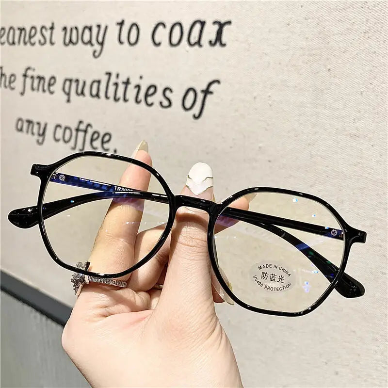 Femlion Polygon Fashion Reading Glasses 1.0-4.0 Women's Presbyopia Eyeglasses