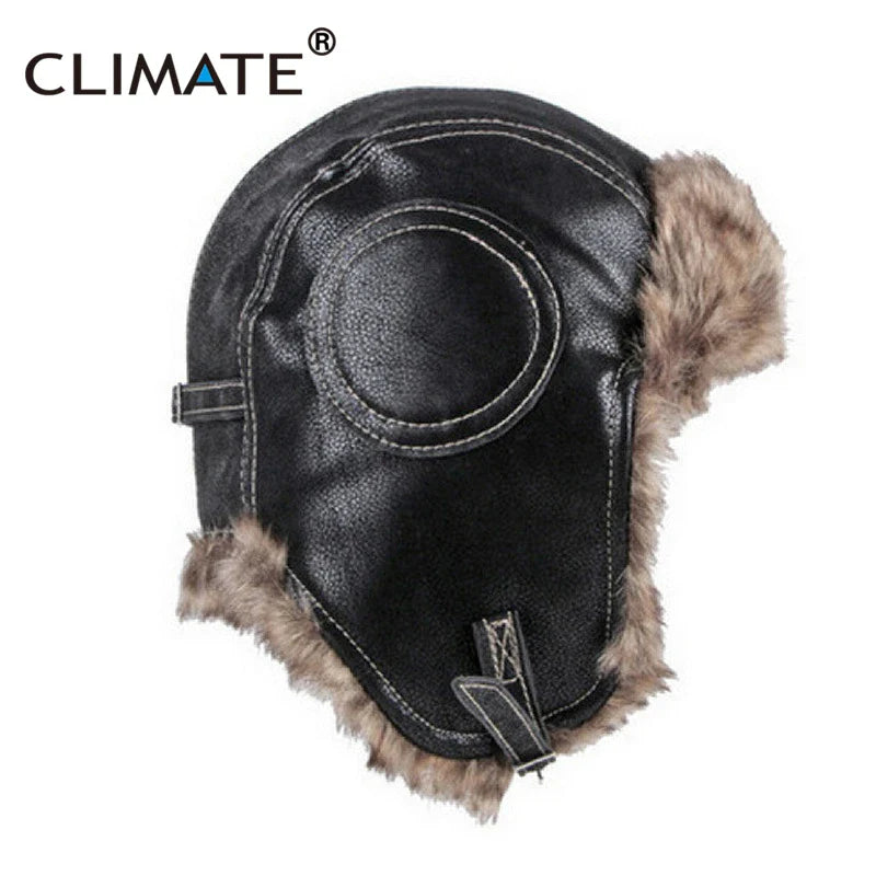 Femlion Winter Ushanka Fur Hat | Windproof Bomber Pilot's Ear Protect Hat