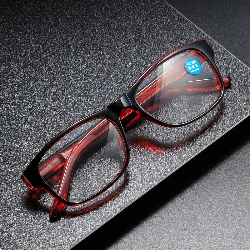 Femlion Square Blue Light Blocking Reading Glasses for Men and Women