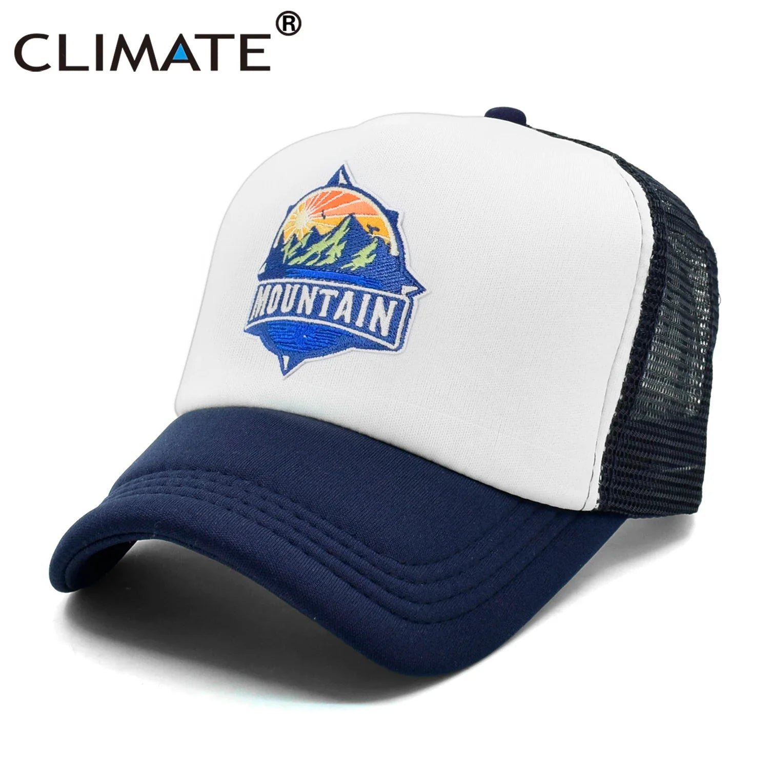 Femlion Peak Mesh Trucker Cap - Cool Mountain Hiking Baseball Hat