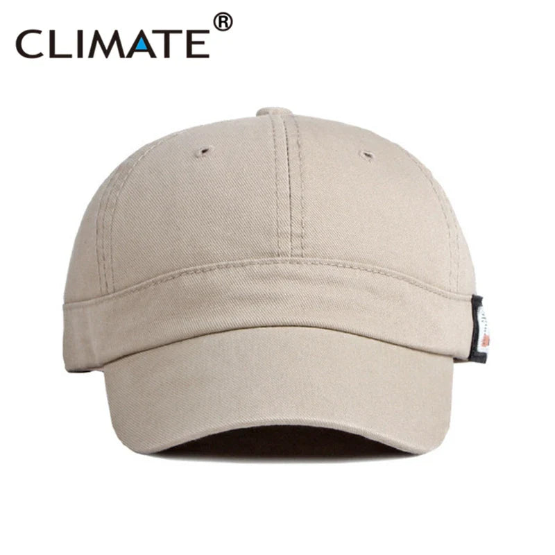 Femlion Short Brim Baseball Cap: Stylish Men's Blank Cap for a Cool Look