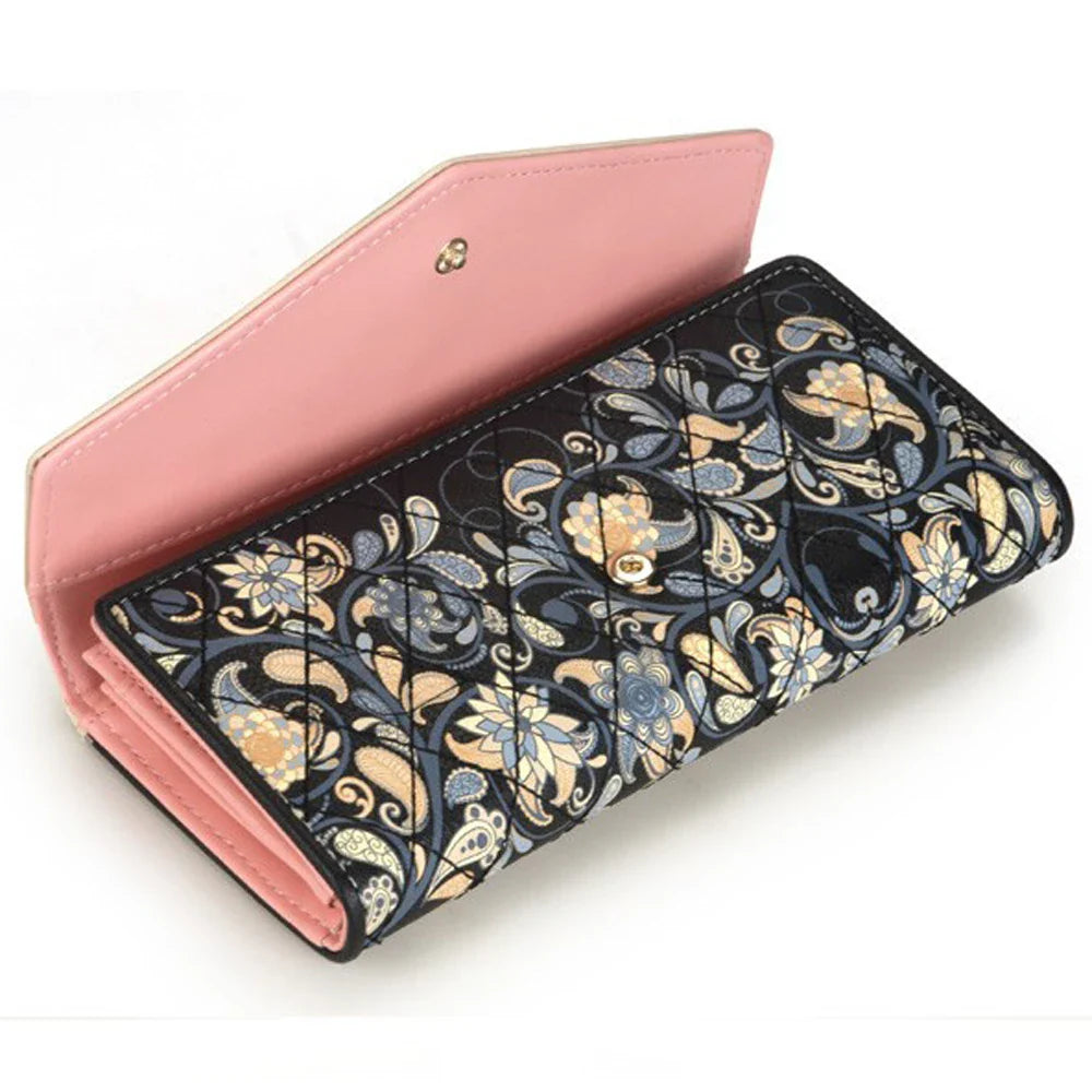 Femlion Women's Clutch Wallet with Card Holder and Coin Purse