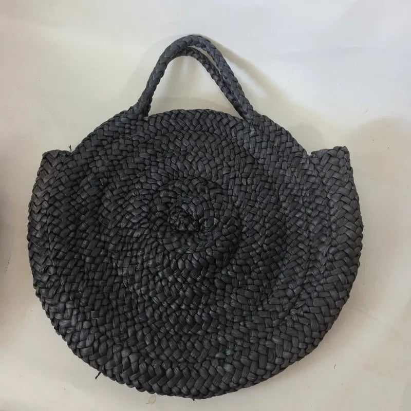 Femlion Pineapple Coconut Straw Woven Shoulder Bag