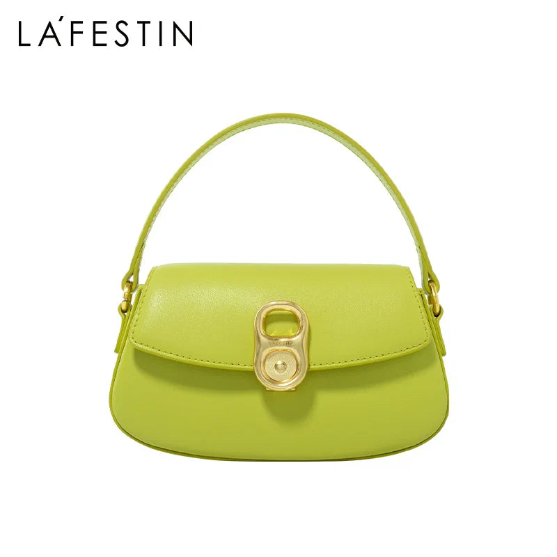 Femlion Chain Bag: Small Handbag Crossbody Saddle Bag, Fashion Shoulder Messenger