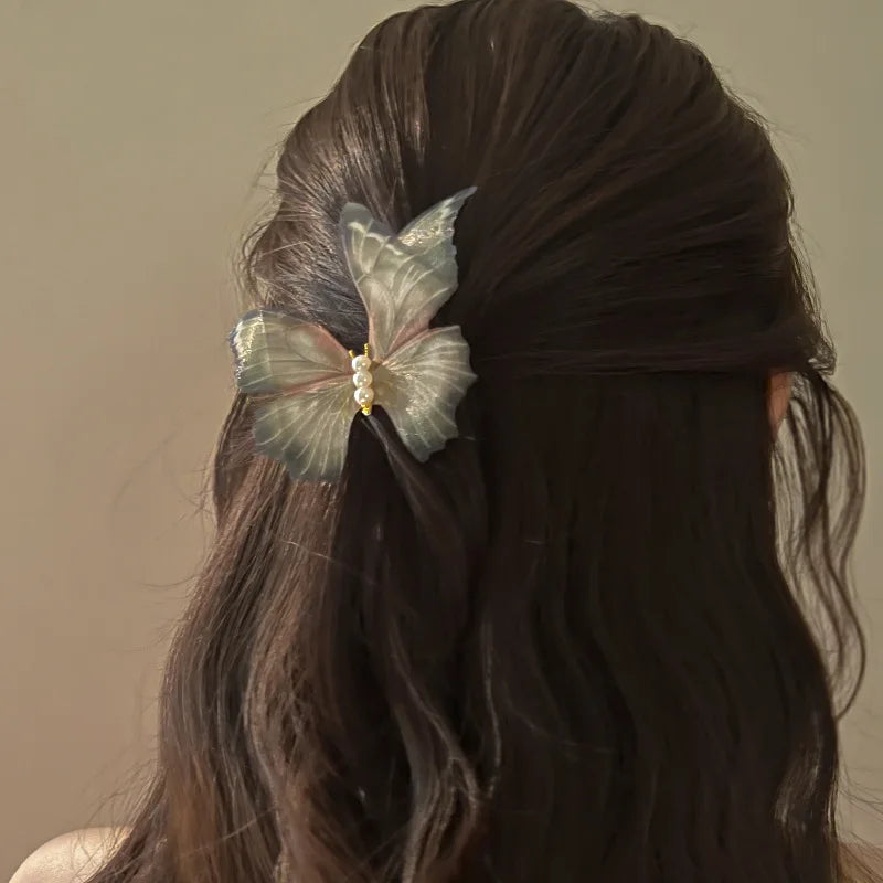 Femlion Butterfly Hair Clips Wedding Head Hair Accessories