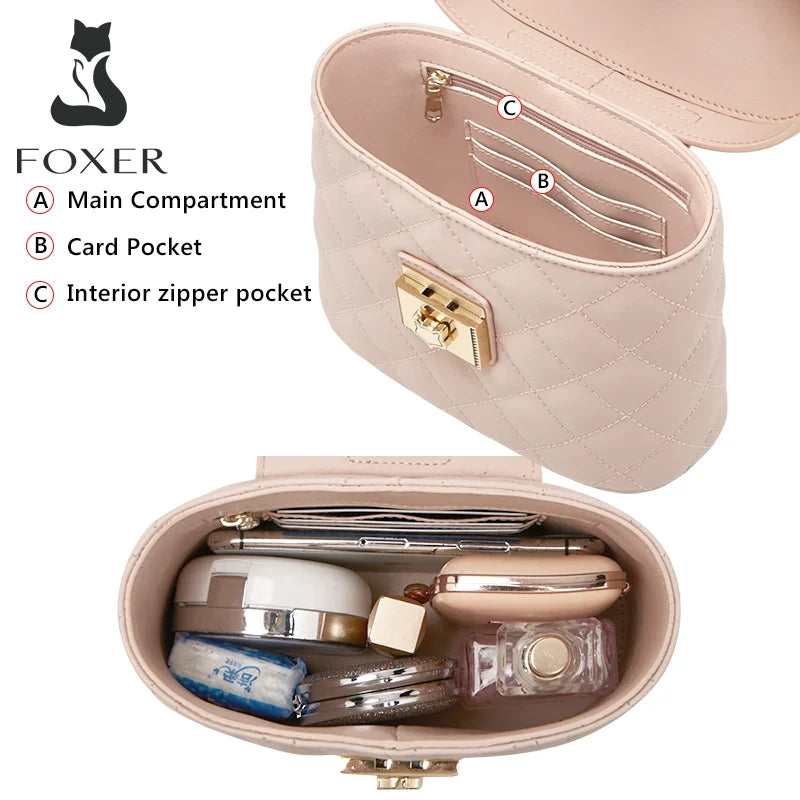 Femlion Fashion Box Bag Mini Handbag Women's Crossbody Shoulder Messenger Elegant Totes