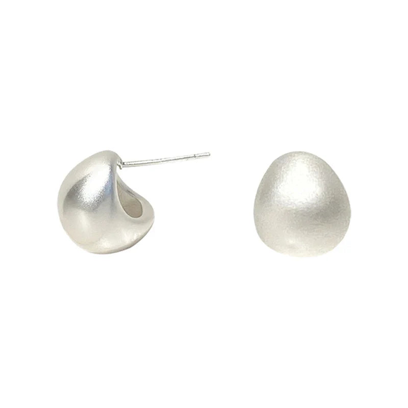 Femlion Brushed Metal Drop Earrings - Minimalist Exquisite Fashion Jewelry