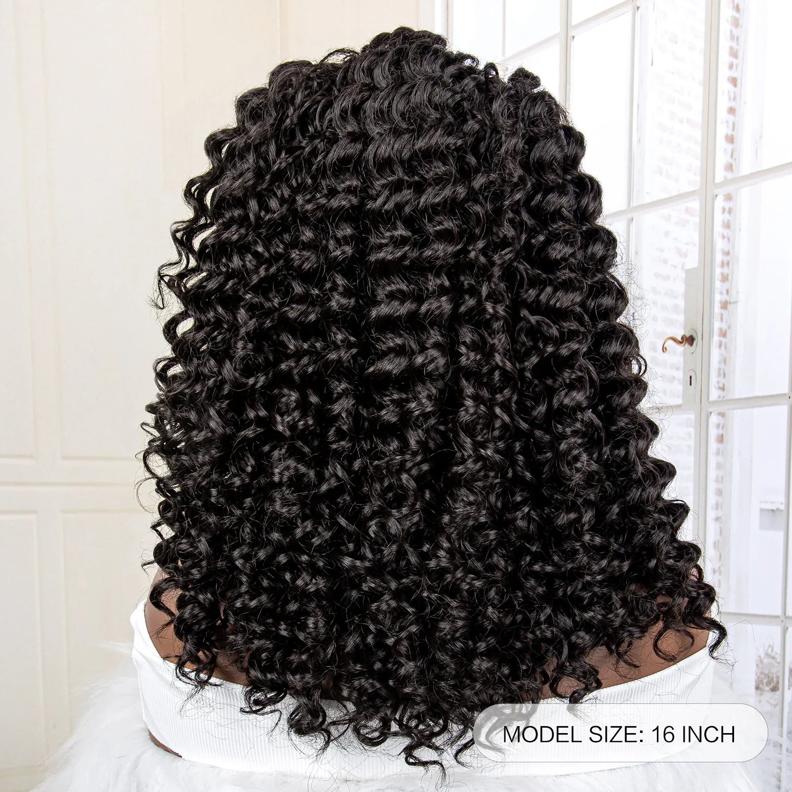 Femlion 16" Bob Kinky Curly Braided Lace Front Wig