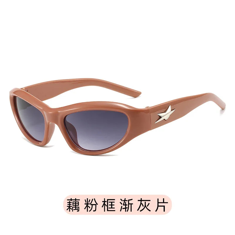 Femlion Vintage Cat Eye Sunglasses Fashion UV400 Retro Trendy Y2K Eyewear