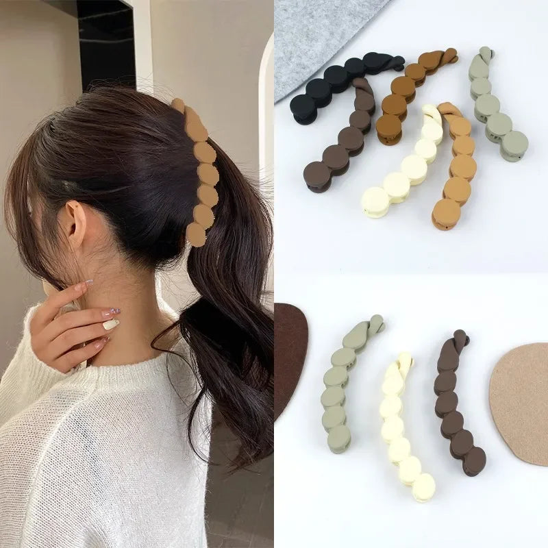 Femlion Matte Banana Clip Hair Pins for Women Girls Hair Accessories