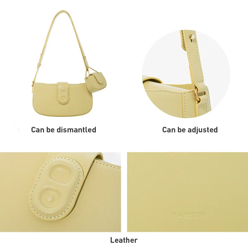 Femlion Luxury Women Bag Fashion Designer Shoulder Crossbody Portable Underarm Bag