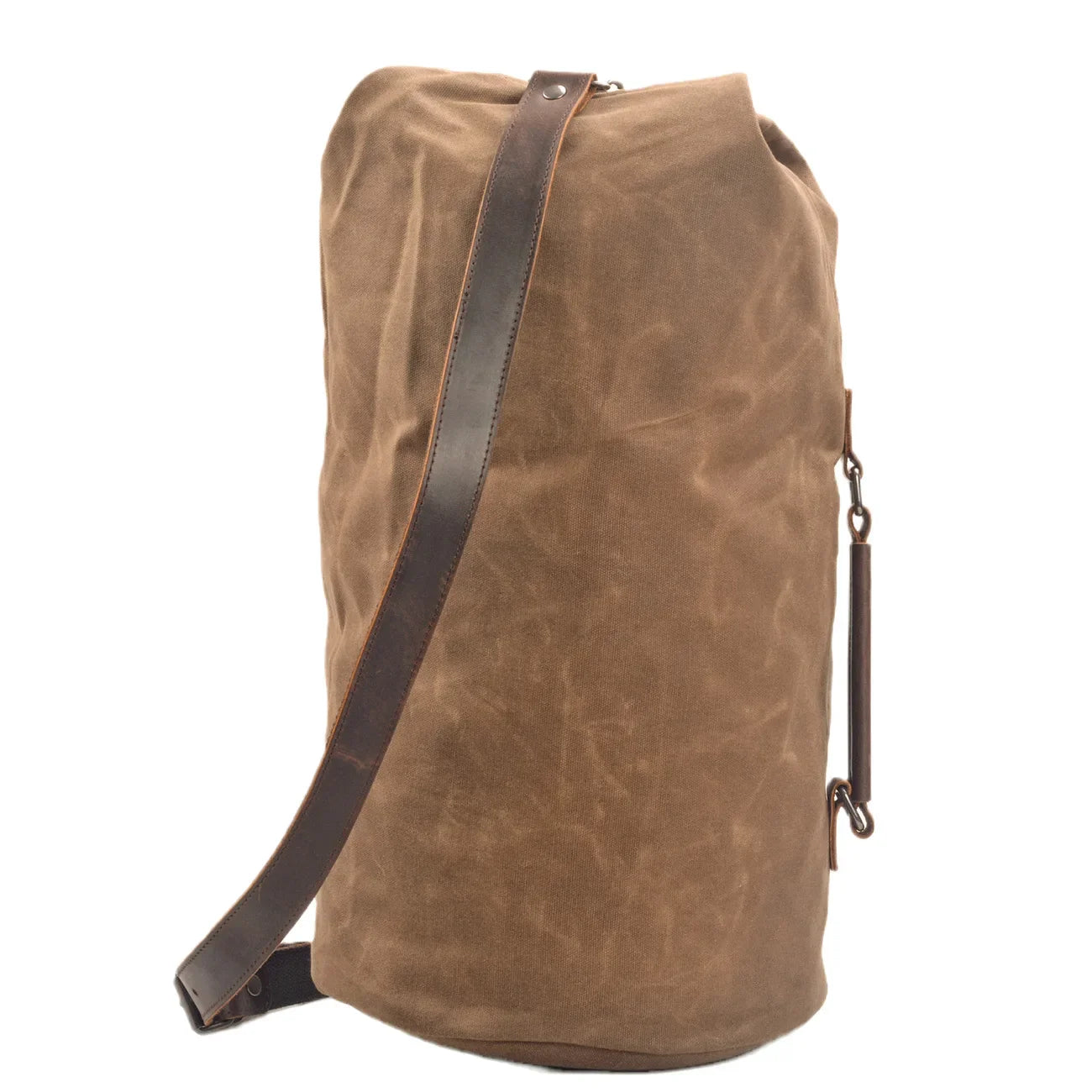 Femlion Waterproof Canvas Backpack: Large Capacity Mountaineering Military Bag