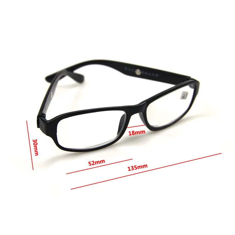 Femlion Resin Reading Glasses +1.0 to +6.0 Portable Eyewear for Seniors