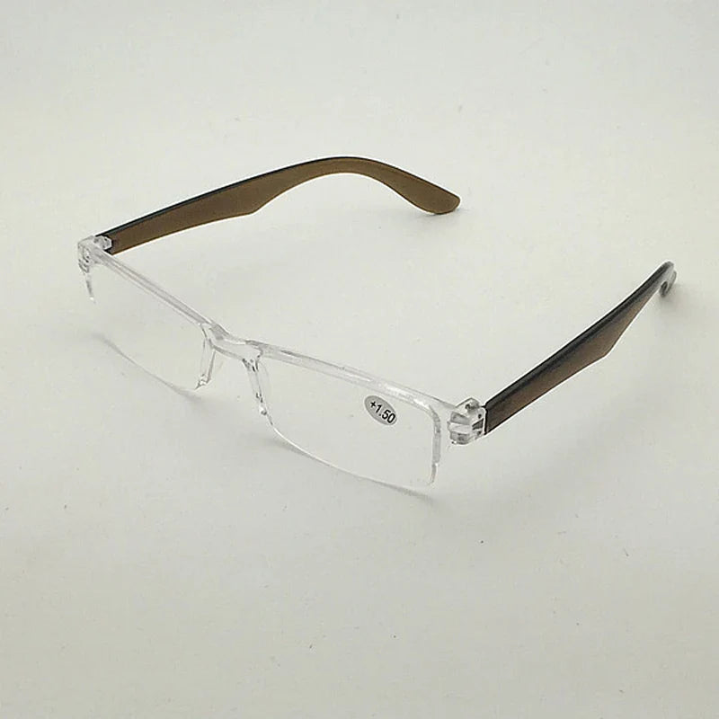 Femlion Ultra-light Patchwork Presbyopia Reading Glasses Diopter +1.0 to +4.0