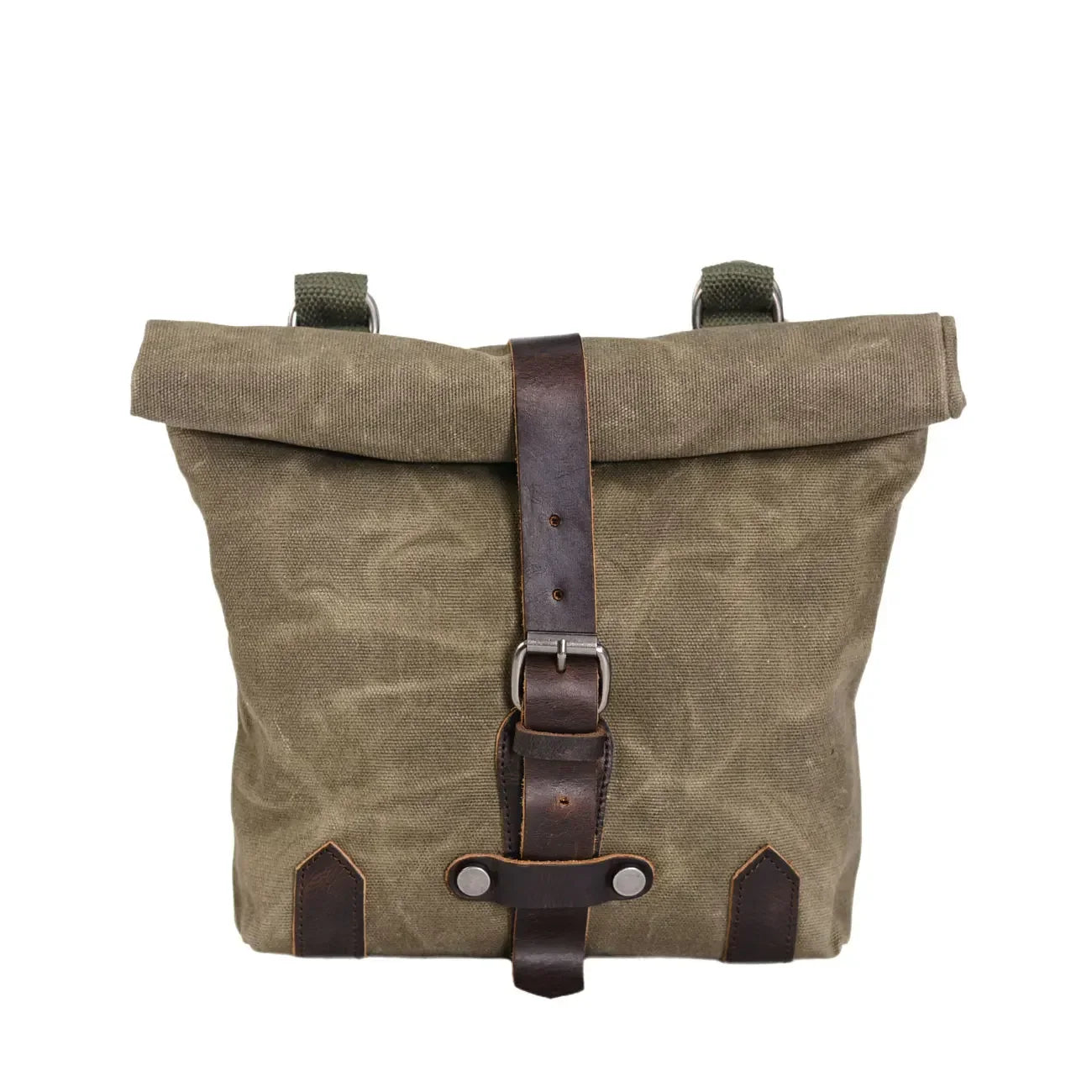 Femlion Vintage Motorcycle Side Bag: Waterproof Canvas Hanging Toolkit