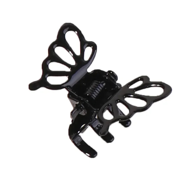 Femlion Vintage Metal Hair Claw Clip - Set of 5 in Butterfly Design