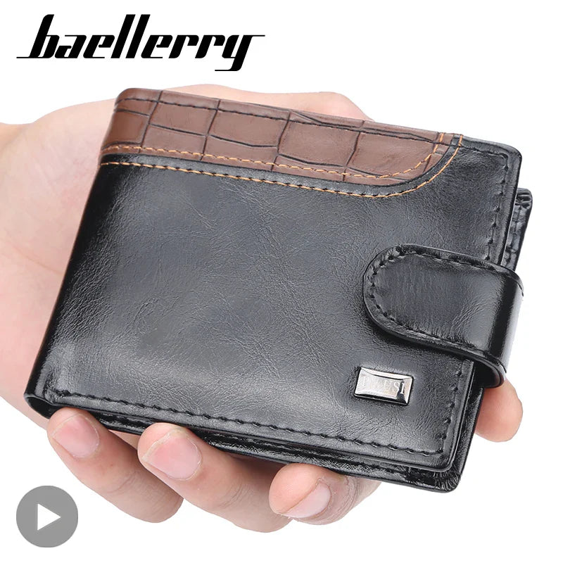 Femlion Men's Small Wallet Purse Card Coin Holder Money Bag