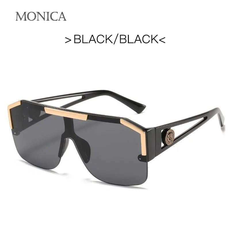 Femlion Square Gradient Sunglasses for Men and Women