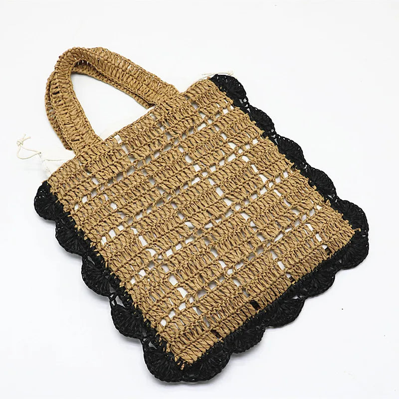 Femlion Straw Weave Bag: Chic Holiday Style for Women