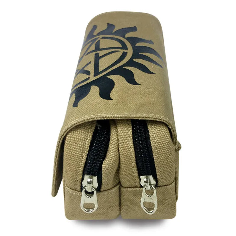 Femlion Supernatural Pencil Case & Wallet Bag for Students, Boys, and Girls