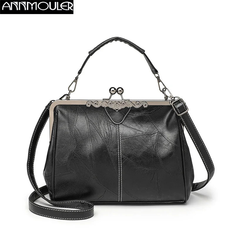 Femlion Vintage Luxury Leather Shoulder Bag - 2022 Trend Purses