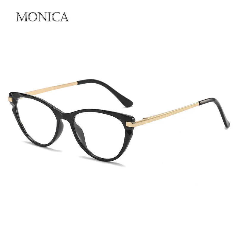 Femlion Vintage Cat Eye Glasses Anti Blue Light Optical Frame Women Clear Eyeglasses