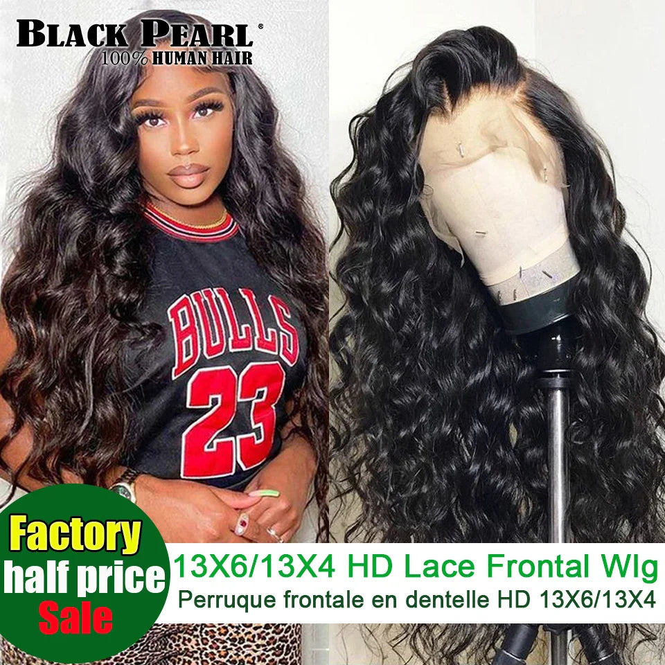 Femlion 13X6 Body Wave Human Hair Lace Front Wig