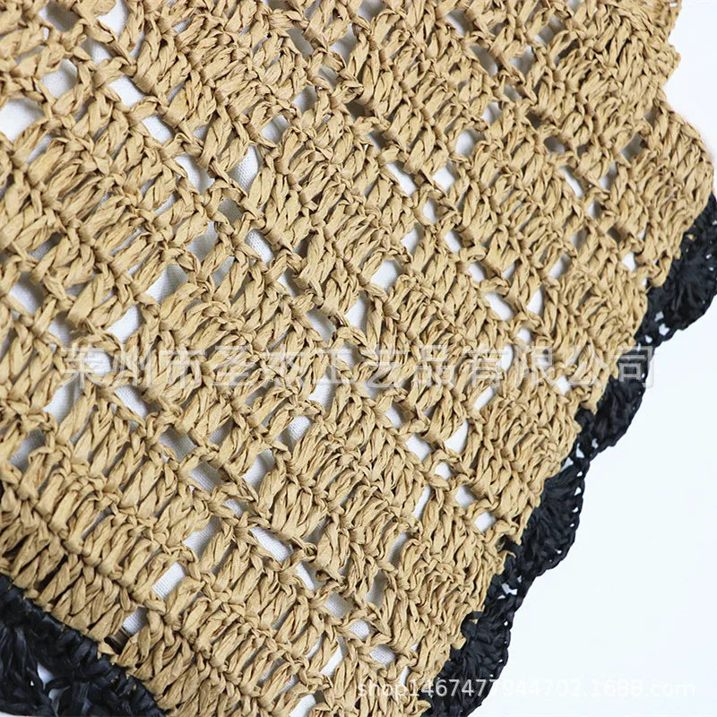 Femlion Straw Weave Bag: Chic Holiday Style for Women