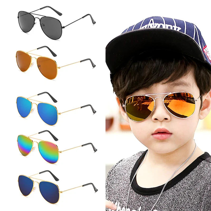 Femlion Kids Reflective UV400 Sunglasses High Definition Eyewear