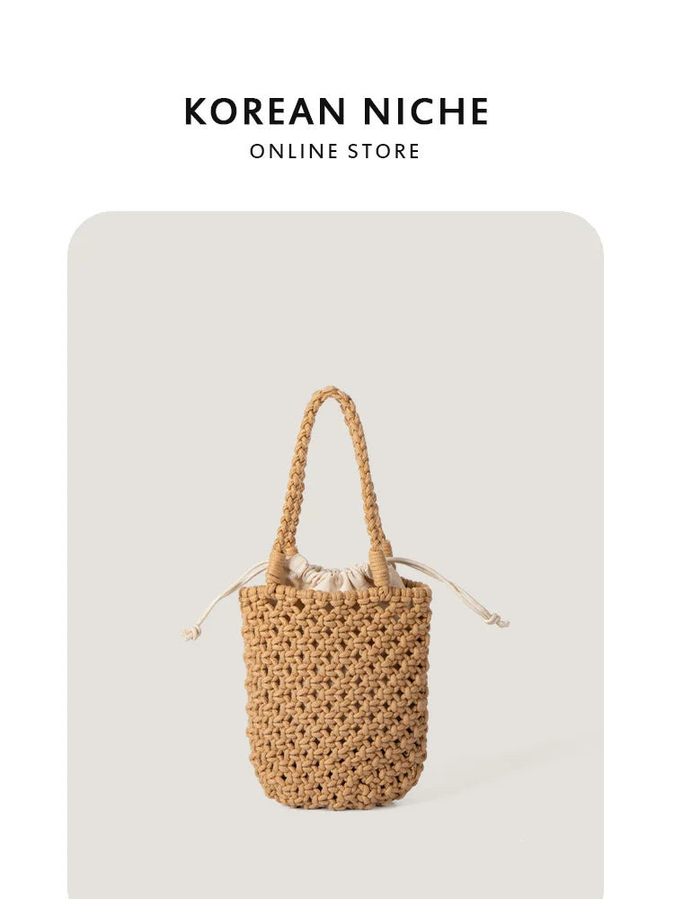 Femlion 2024 Woven Designer Handbag - High Quality Small Women Bag