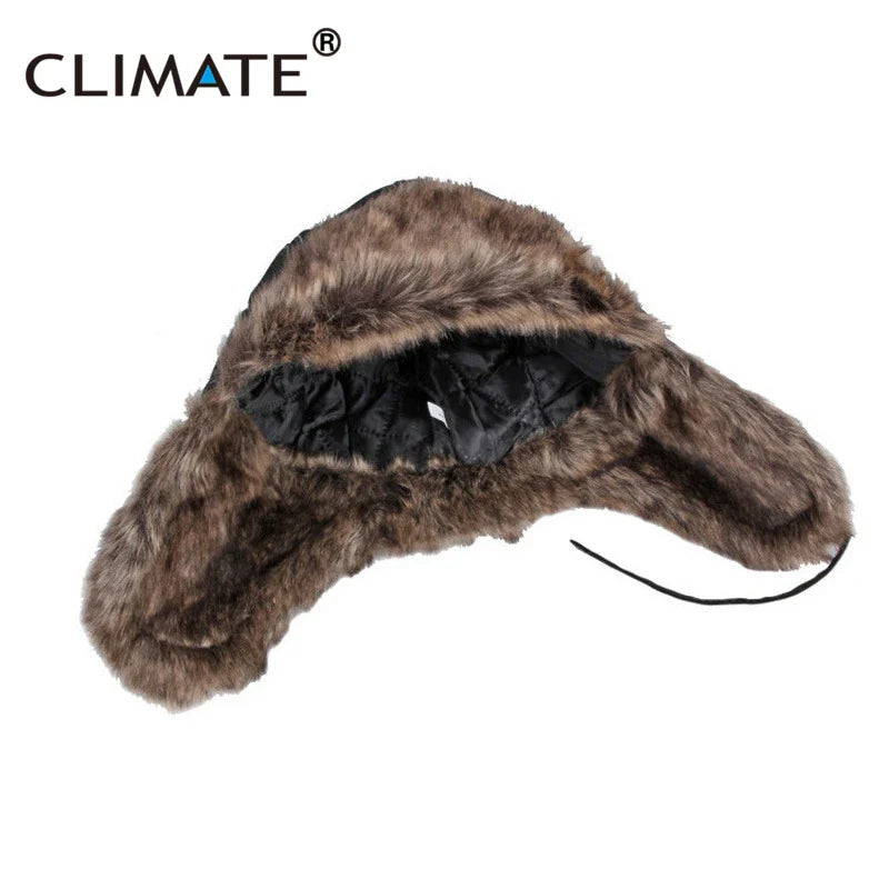 Femlion Winter Ushanka Fur Hat | Windproof Bomber Pilot's Ear Protect Hat