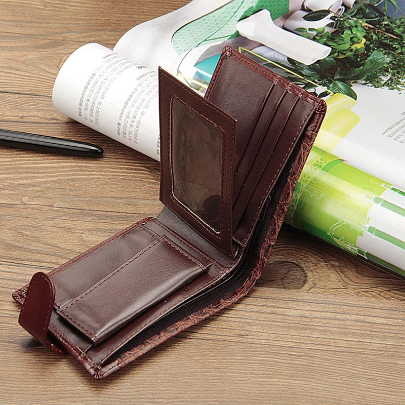 Femlion Men's Small Wallet Purse Card Coin Holder Money Bag