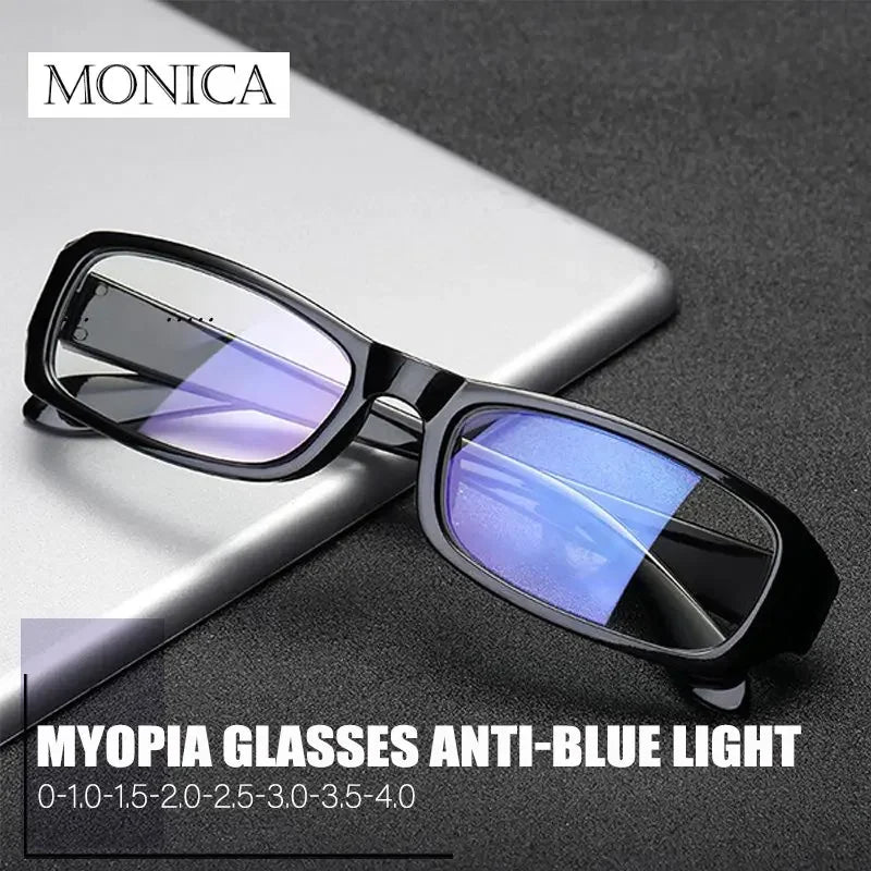 Femlion Myopia Glasses Anti-blue Light Short-sight Spectacles - Diopters 0 TO-4.0