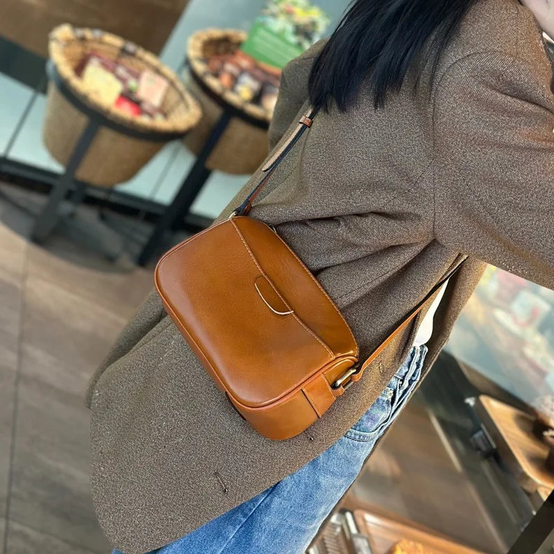 Femlion Ladies Crossbody Bag: 2023 New High Quality Leather Handbag