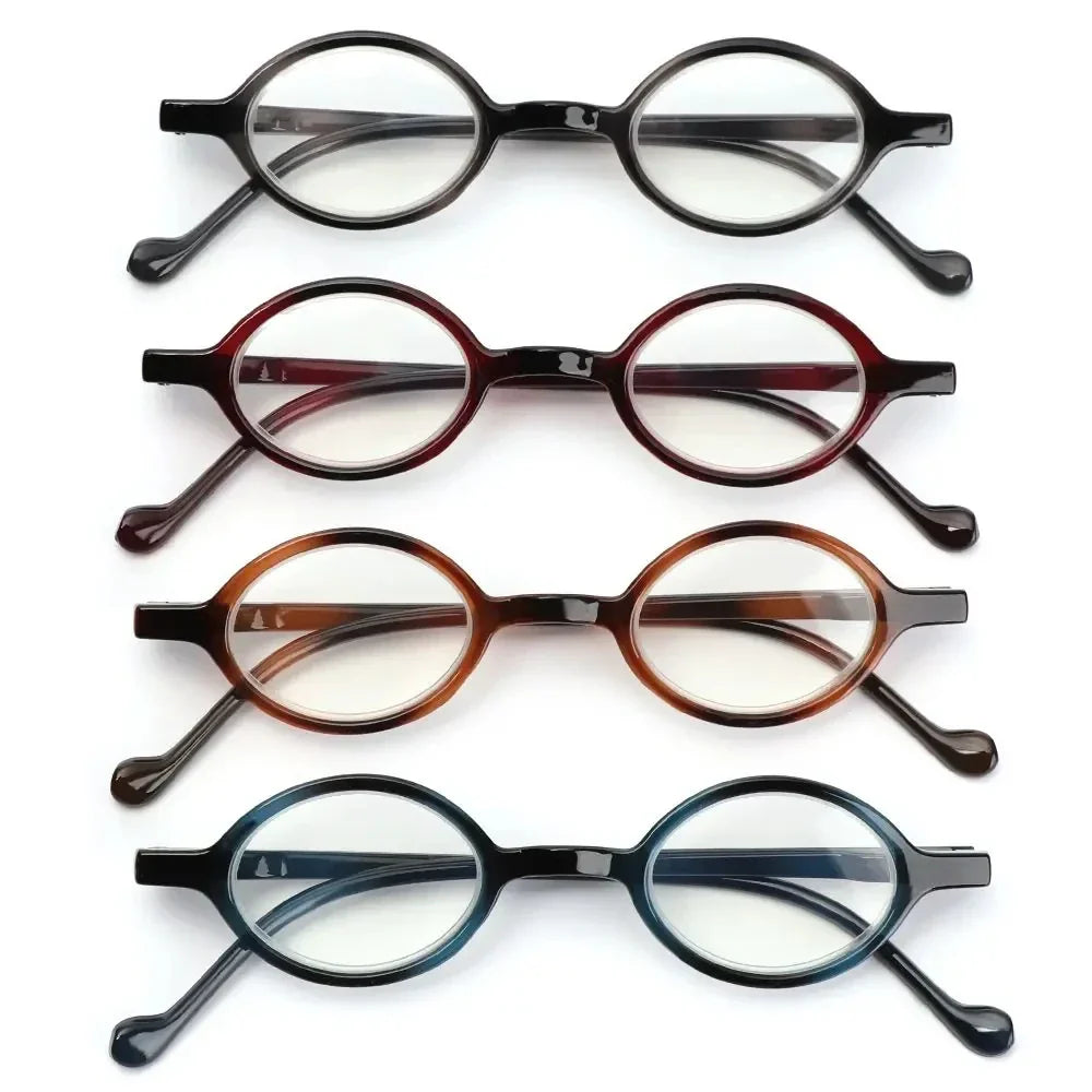 Femlion Oval Frame Blue Light Blocking Reading Glasses