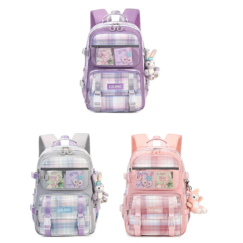 Femlion Cute School Bag Backpack for Little Girl Children Kindergarten Kawaii Bookbag